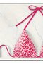 Pink Zebra Bikini Top