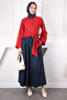 Burgundy Waist Tie Shirt - 3