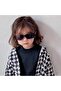 Uv 400 Protection Rectangular Shiny Sunglasses Girls Boys Children Trend 2025 Boxed 2-8 Years 36 Black - 2