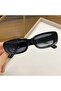 Uv 400 Protection Rectangular Shiny Sunglasses Girls Boys Children Trend 2025 Boxed 2-8 Years 36 Black - 5