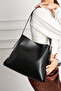 Bella Black Women's Hand, Arm and Shoulder Bag with Adjustable Belt - 3