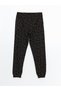 Peak New Season Elastic Waist Polka Dot Women's Jogger Pajama Bottoms - 6