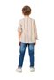 3-Piece Men's Suit with Jeans Pants and Striped Shirt - 5