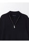 High Collar Long Sleeve Men's Knitwear Sweater - 6