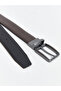Nevavm Double-Sided Leather-Look Men's Belt with Difference in Color - 3