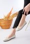 Women's Ballet Flats Comfortable Lightweight Orthopedic Sole Women's Shoes Casual Shoes Leather Osaka - 3