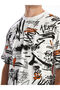 Xside Crew Neck Short Sleeve Printed Combed Cotton Men's T-Shirt (S5) - 3