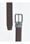 Nevavm Double-Sided Leather-Look Men's Belt with Difference in Color - 5