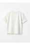 Crew Neck Printed Women's T-Shirt - 6