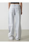 Wideleg Women's Jean Trousers - 5
