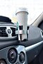 Beige Auto In-car Cup Holder - Multifunctional Beverage Holder - 3