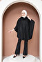 Suede Fabric Poncho Standard Size Poncho - 5