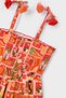 Mandarina Girl Dress - Orange - 2
