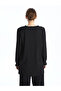 Nevavm Contrast Collar Textured Ruffle Women's Tunic - 4