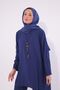 Women's Pendant Strawberry Fabric Sleeve Detailed Hijab Double Set - 2