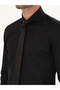 Black Slim Fit Cotton Classic Shirt 50287784-Vr046 - 7
