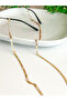 Gold Stylish Women's 80 cm Glasses Chain Designed with Steel Chain - 3