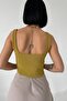 Oil Green Strappy Blouse - 6