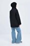 Black-Big Pocket Judge Collar Lycra Jacket - 4