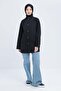 Black-Big Pocket Judge Collar Lycra Jacket - 2