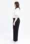 Black-Waist Elastic Plus Size Lycra Trousers - 3