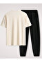 Unisex Printed T-Shirt and Sweatpants Set – Comfort and Style Combined - 2