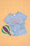 Girl's Light Blue Basic T-Shirt 50298193 -Vr003