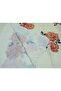 Elegant Vivid Rose Pattern Cotton Shawl with Tassels, Prayer Cover 180X70Cm - 4