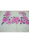 Elegant Vivid Rose Pattern Cotton Shawl with Tassels, Prayer Cover 180X70Cm - 6