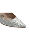   Kindep Closed Toe Women's Shoes with Heels - Silver - 5