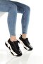 Alba Black Sneaker Casual Women's Sports Shoes - 3