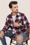 قميص رجالي من Lumberjack مقاس كبير باللون الأبيض الكرزي - 4