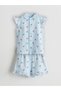 I Cherry Printed Baby Girl Shorts Pajama Set from Freezen Store