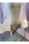 Rose Guipure Detailed Short Veil - 4