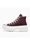 Chuck Taylor All Star Lugged Heel Unisex Burgundy Platform Sneaker - 5
