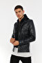 Leather Jacket Hooded - 4