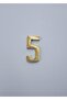 Brass Casting Number 4cm Plain No:5