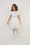 Girl's April 23 White Butterfly Patterned Performance Suit - 3
