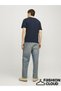 Men's Navy Blue Jjecorp Logo Tee Play Ss O-Neck Noos T-Shirt 12233999 -Navyblaze - 2