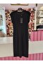Woman black dress