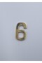 Brass Number 3cm No:6