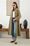 Cotton Linen Long Jacket and Matte Sage - 4