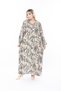 Women's Long Sleeve Plus Size Woven Summer Long Sleeve Dress - 4