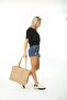 Cross Stitch Jute Beach Bag - 6