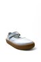216 Orthopedic 100% Genuine Leather Girls Preschool White Comfortable Ballerinas - 2
