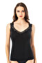 Women's Modal Fabric Lace Strap V-Neck 3-Piece White, Black, Skin Undershirt - 5