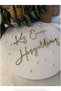 Welcome to Girl's House Wooden Plexiglass Written Door Ornament - 4