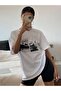 Women's Vacation Printed Oversize Relaxed Cut Stylish T-Shirt