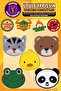 Iron-On Sticking Rigging Patch, Cute Animal Set (5 Pcs) Iron-On Stick-On Embroidery Woven Applique Patch