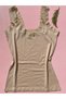 Cotton Modal Fabric Lace Strap V-Neck Box Packaged 4 Black, Powder, Skin, Green Women's Undershirts - 4